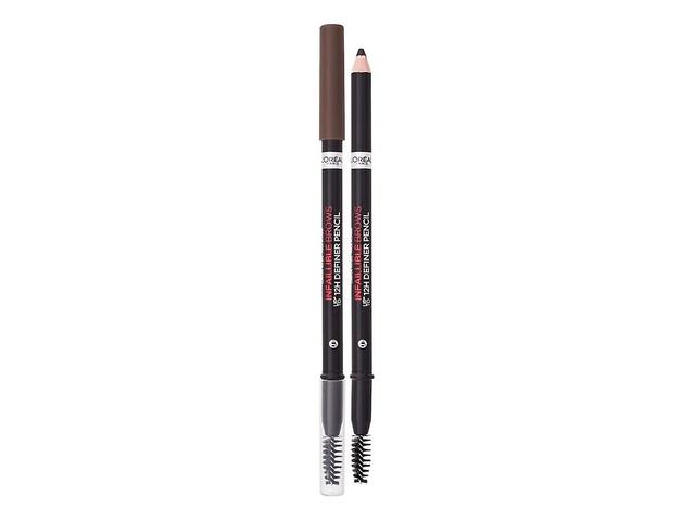 L'Oréal Paris - Infaillible Brows 12H Definer Pencil 3.0 Brunette - Para Mujer, 1g on Productcaster.