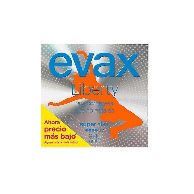 Evax liberty super with wings sanitary towels 9+1 units on Productcaster.