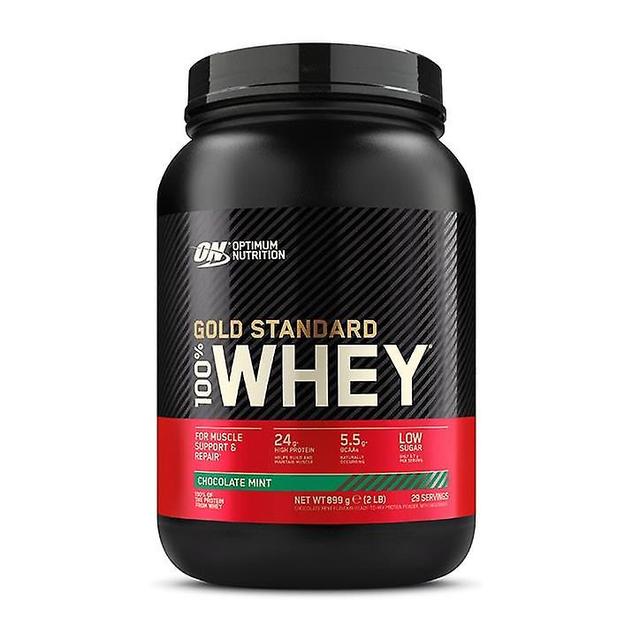 Optimum Nutrition 100% Gold Standard Whey Protein High Level Supplement - 912g Mint Choc on Productcaster.