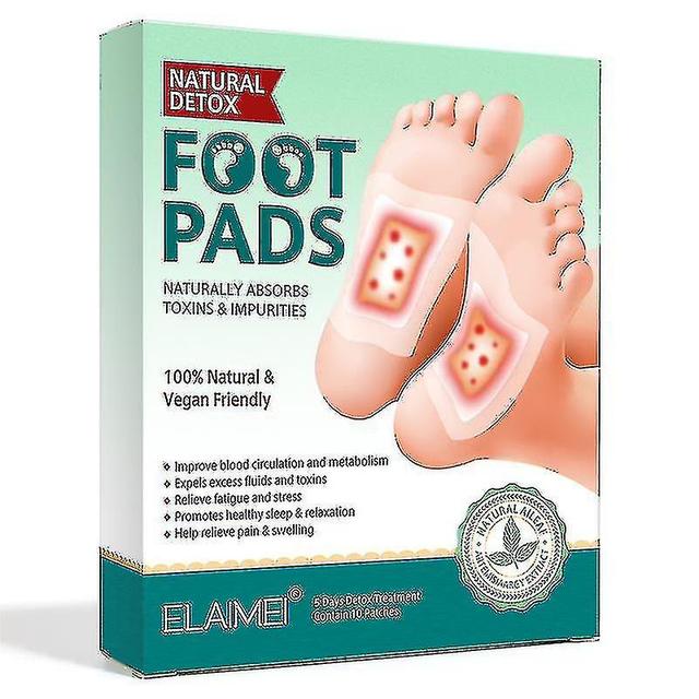 Foot Paste Mugwort Paste Fever To Help Sleep Deep Cleansing Foot Pads 10 Paste / Box on Productcaster.