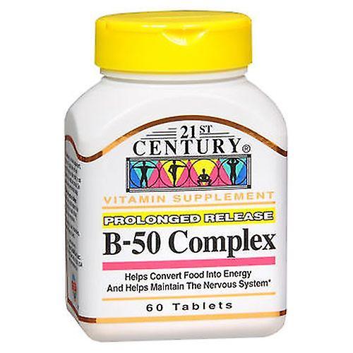 21st Century B-50 Complex Prolonged Release, 60 Tabs (Pack of 6) on Productcaster.