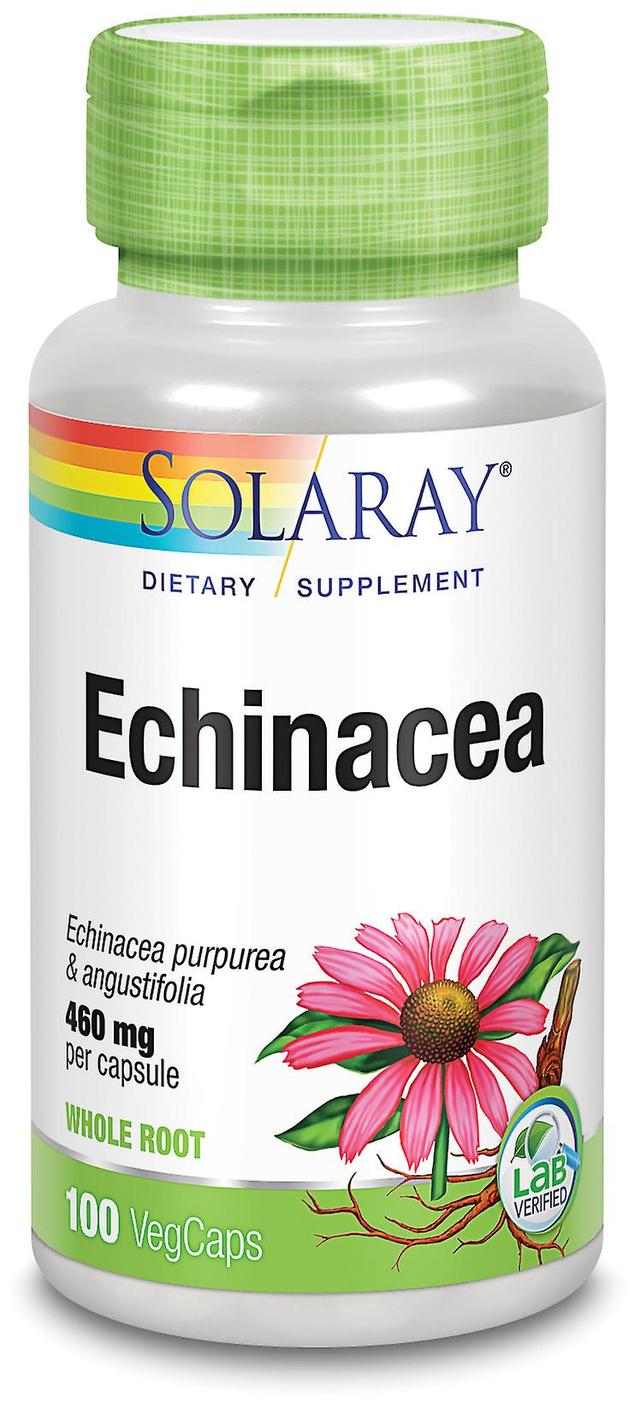 Solaray Echinacea Angustifolia Purpurea 460 mg 100 vegetabiliska kapslar on Productcaster.