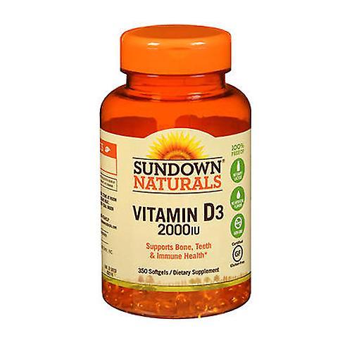 Sundown Naturals Vitamina D3,2000 UI,350 Cápsulas Blandas (Pack de 2) on Productcaster.