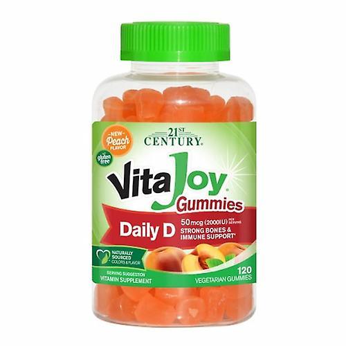 21st Century Vitajoy Vitamin D,50mcg,120 Gummies (Pack of 6) on Productcaster.