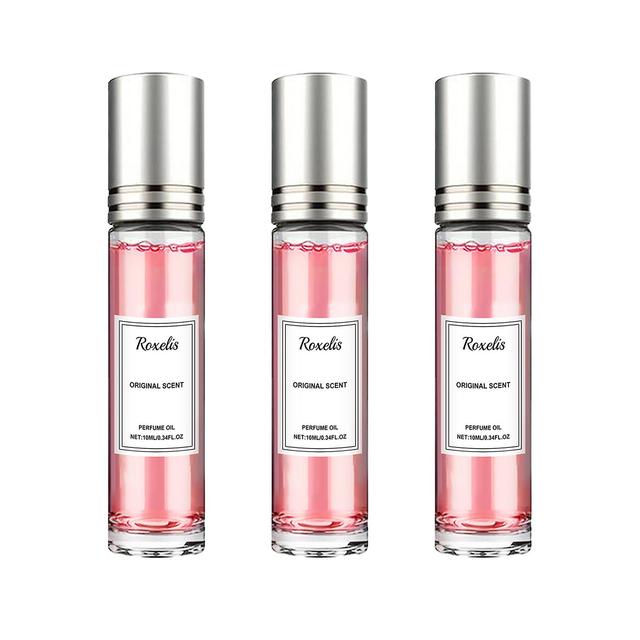 10ML Rose Pheromone Perfumes Oil Refreshing Liquid Scented Fragrance for Dating Shopping 3pcs on Productcaster.