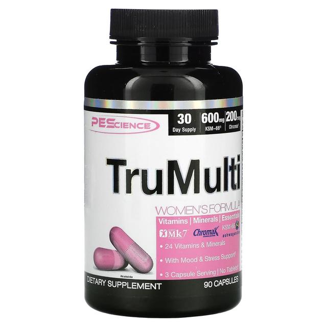 PEScience, TruMulti Women's Formula, 90 Capsules on Productcaster.