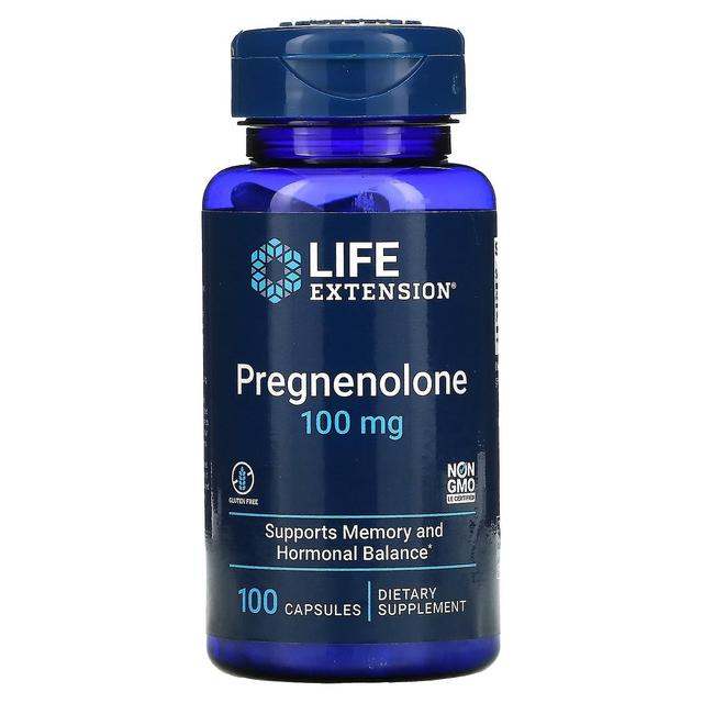 Life Extension, Pregnenolona, 100 mg, 100 cápsulas on Productcaster.