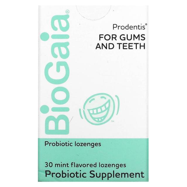 BioGaia, Prodentis voor tandvlees en tanden, munt, 30 zuigtabletten on Productcaster.