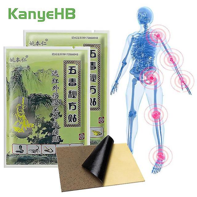 16pcs/2bags Medicinal Herbs Hot Pain Relief Plaster Scorpion Venom Extract Plaster Joint Arthritis Back Neck Shoulder Patch A105 on Productcaster.