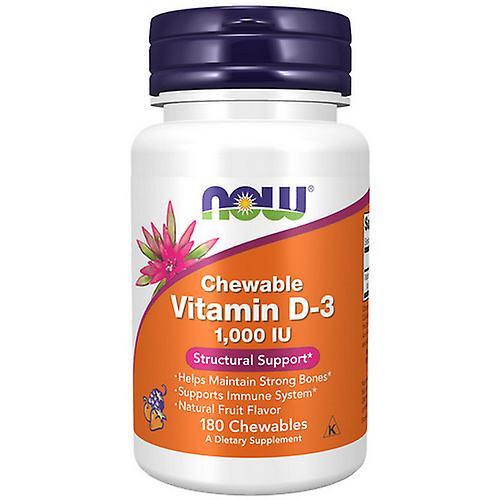 Now Foods Vitamin D-3.1000 IE, 180 Kautabletten (6er-Pack) on Productcaster.