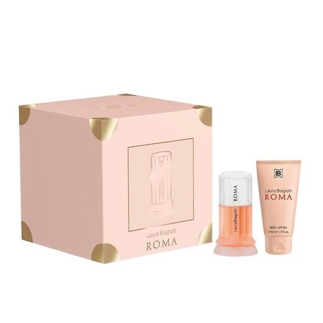 Geschenkset Laura Biagiotti Roma Edt 25ml + Body Lotion 50ml on Productcaster.