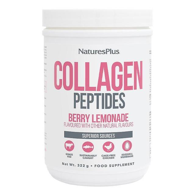 Nature's Plus Collagen Peptides Berry Lemonade 322g (45969) on Productcaster.