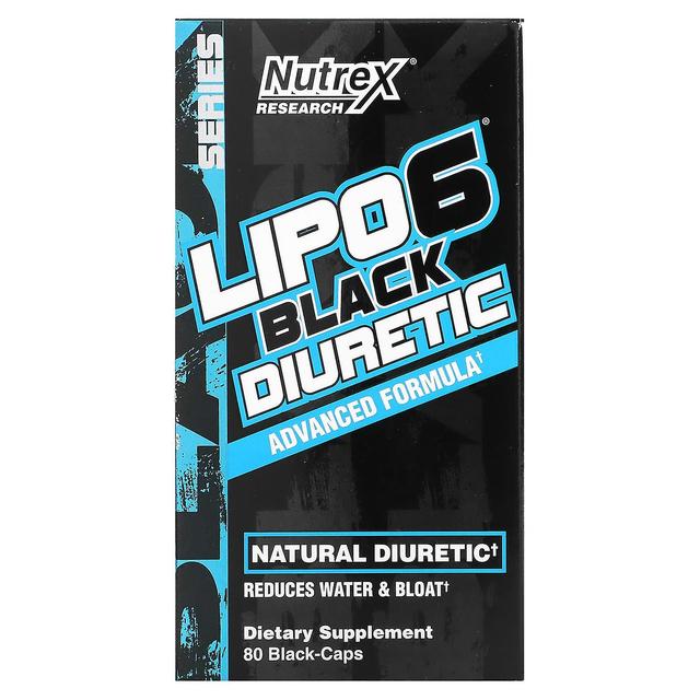 Nutrex Research, LIPO-6 Diuretico Nero, 80 CapiNeri on Productcaster.