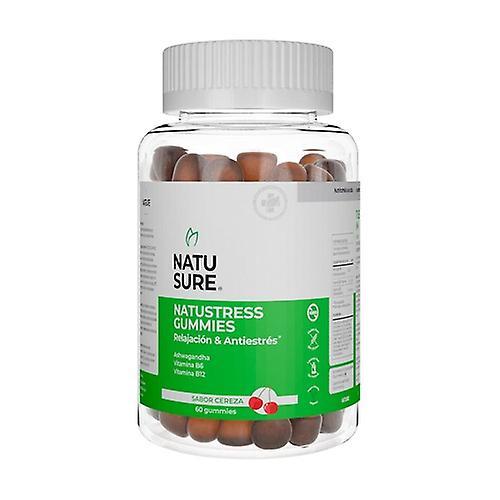 Natusure NatuStress relaxing anti-stress 60 Jelly beans (Cherry) on Productcaster.