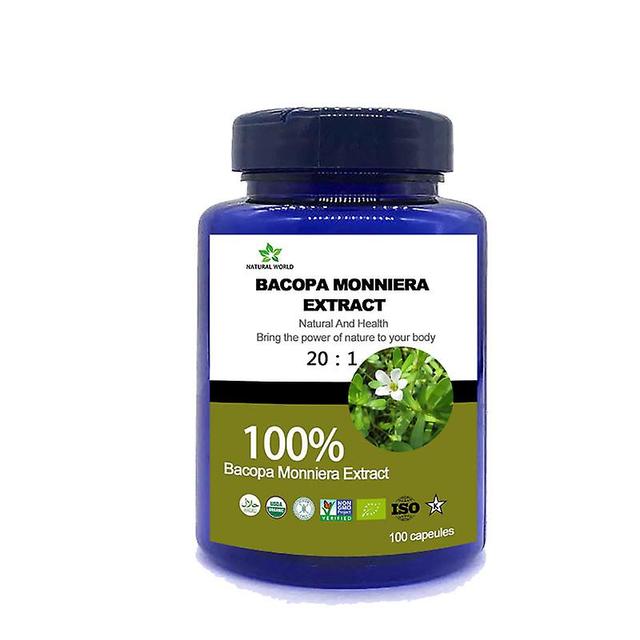 Vorallme Bacopa Monniera Extrait 20 :1 100pcs/bouteille 100% Bacopa Monniera Extrait 1 bottle 100pcs on Productcaster.