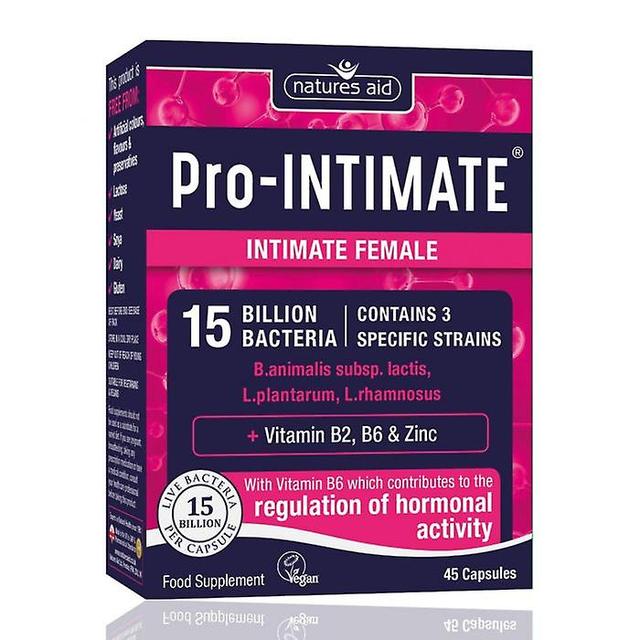 Natures Aid, Pró-Intimate (15 Bilhões de Bactérias) 45 Cápsulas on Productcaster.