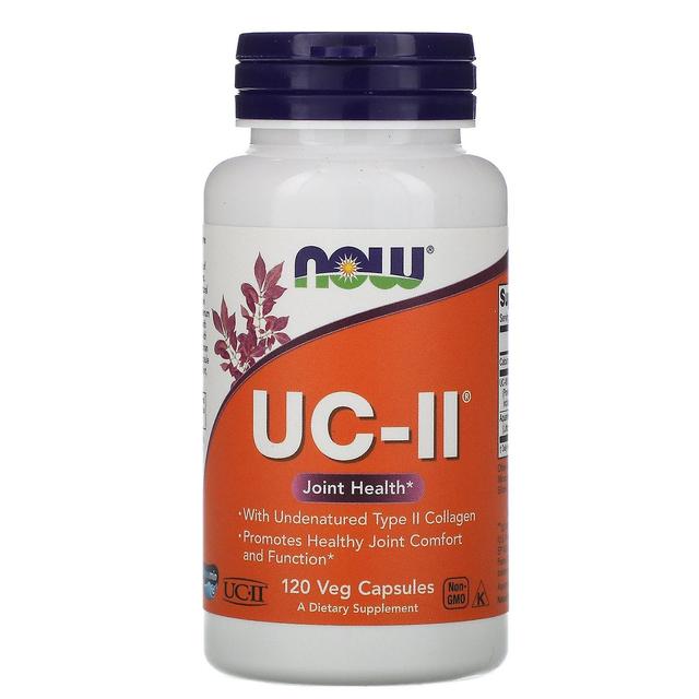 Now Foods, UC-II Joint Health, Colágeno Tipo II não desnaturado, 120 cápsulas vegetais on Productcaster.