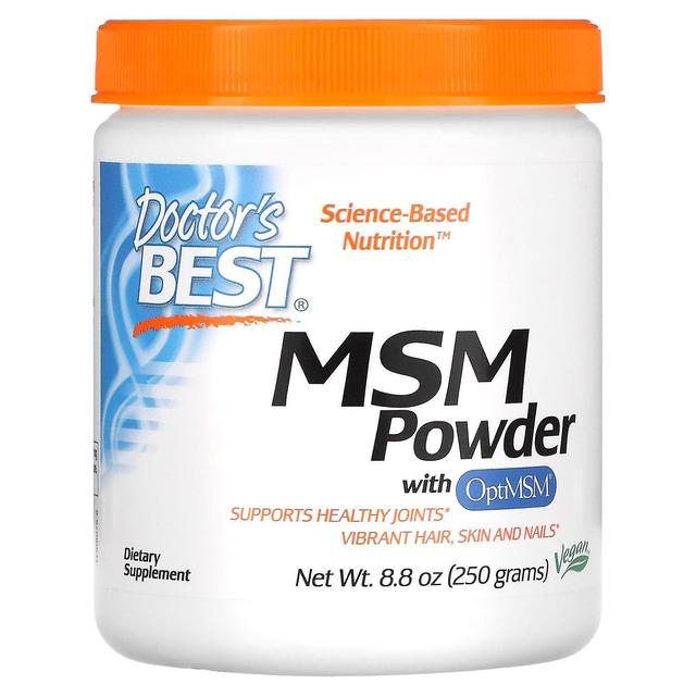 Doctor's Best Läkarens bästa, MSM-pulver med OptiMSM, 8.8 oz (250 g) on Productcaster.