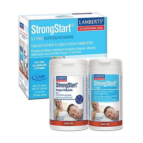 Lamberts StrongStart Pack for Men 60 pills + 60 capsules on Productcaster.