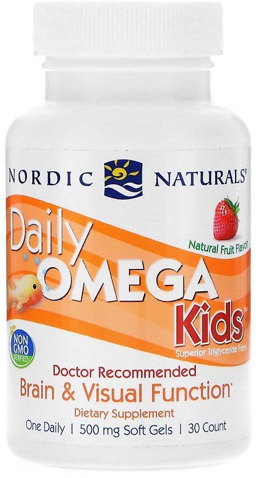 Nordic Naturals Täglich Omega Kids Natural Fruit Flavor 30 Softgels 45 gr on Productcaster.