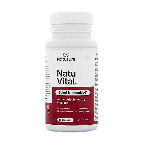 Natusure NatuVital health and immunity 60 capsules on Productcaster.