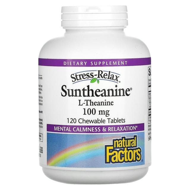 Natural Factors, Suntheanine, 100 mg , 120 Chewable Tablets on Productcaster.