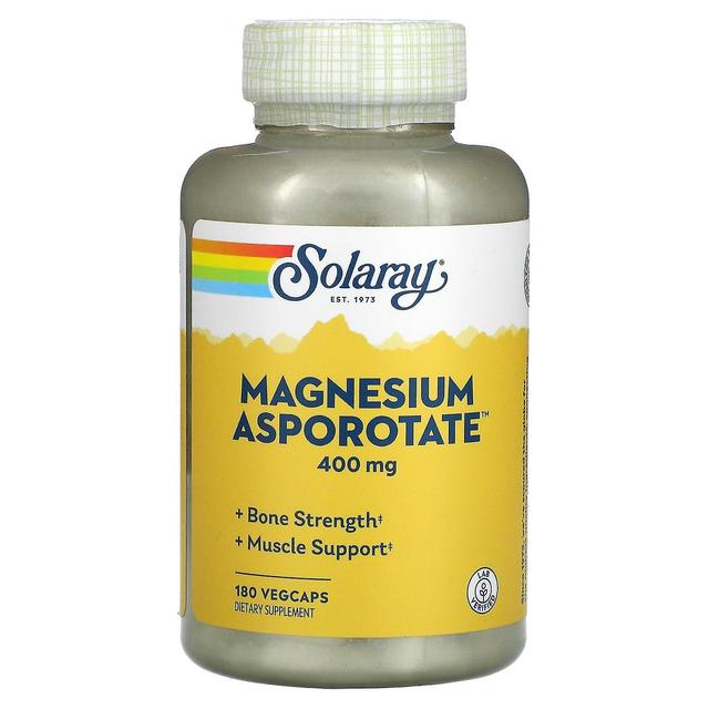 Solaray, Magnesio Asporotate, 200 mg, 180 VegCaps on Productcaster.