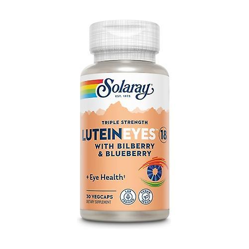 Solaray Lutein Eyes 30 vegetable capsules of 18mg on Productcaster.