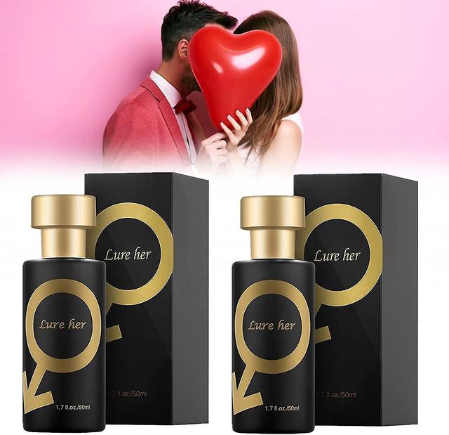 50ml Pheromone Parfümspray für sofortige Frauen männliche Aufmerksamkeit Premium Duft 2pcs Schwarz für Männer on Productcaster.