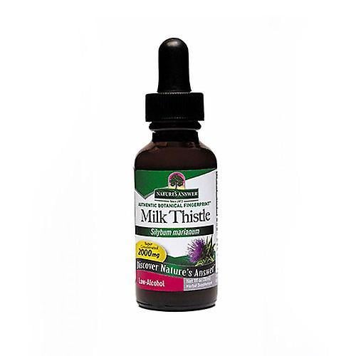 Nature's Answer Milk Thistle, ORGANIC LOW ALCOHOL , 1 OZ (Pack of 3) on Productcaster.