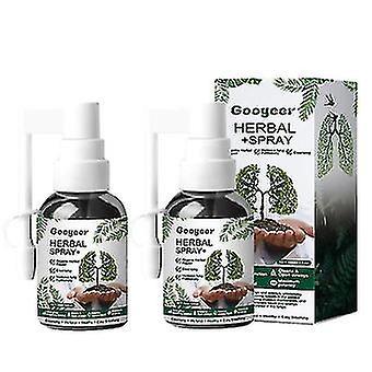 Googeer 2x Respinature Herbal Lung Cleanse Mist-powerful Lung Support, Herbal Care Essence 2pcs on Productcaster.