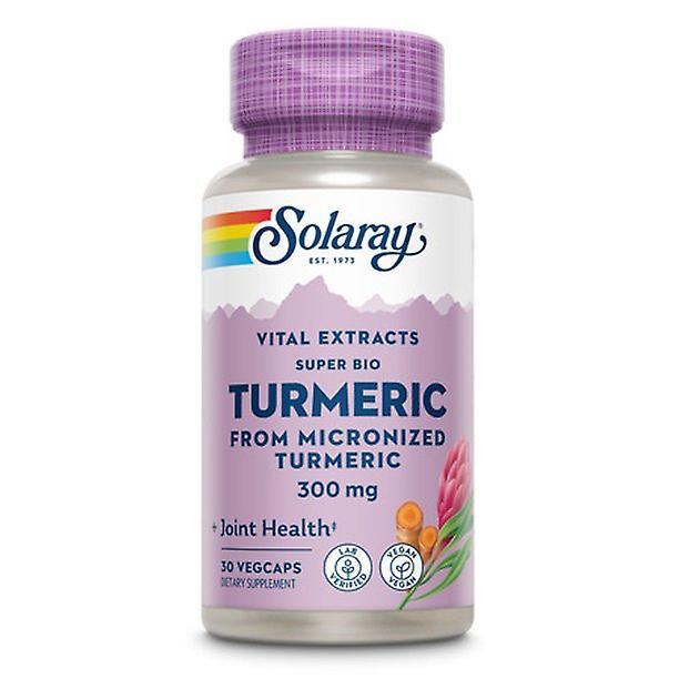 Super bio turmeric solaray 30 vcaps on Productcaster.