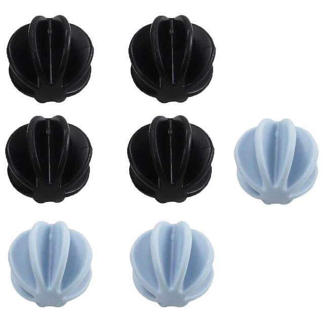 Bola de agitación de plástico, proteína Batidor Bola de agitación Bebida deportiva Botella de proteína Bola vibratoria (7pcs) 4 negros - 3 azules on Productcaster.