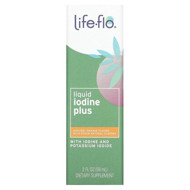 Life Flo Life-flo, Flytande jod Plus, Naturlig apelsin, 2 fl oz (59 ml) on Productcaster.