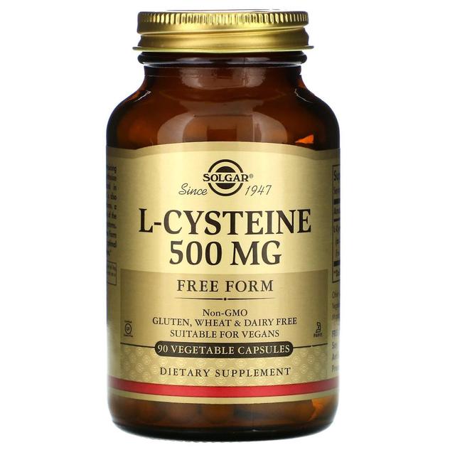 Solgar, L-Cysteine, 500 mg, 90 Vegetable Capsules on Productcaster.