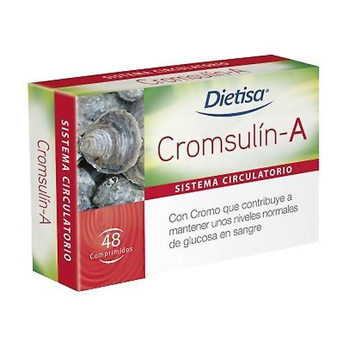 Dietisa Cromsulin-A oyster extract 48 tablets of 708mg on Productcaster.