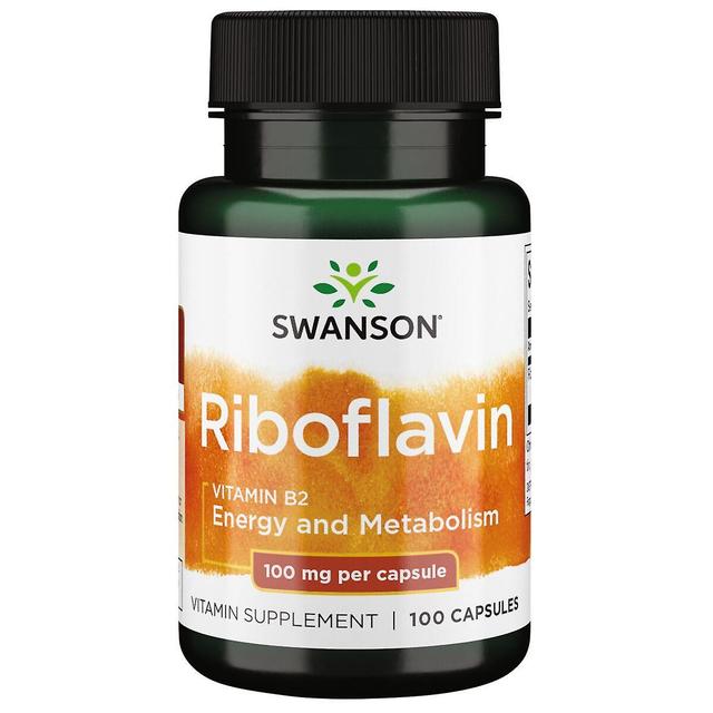 Swanson Riboflavin Vitamin B-2 100 mg 100 Capsules on Productcaster.