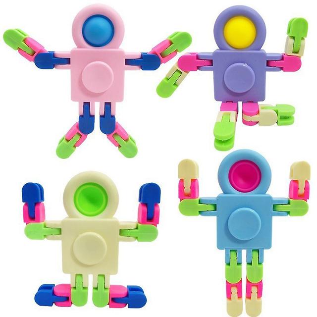 Spaceman Shape Toy Lightweight Portable Model Rugged Model Toys For Decompression Random Color on Productcaster.