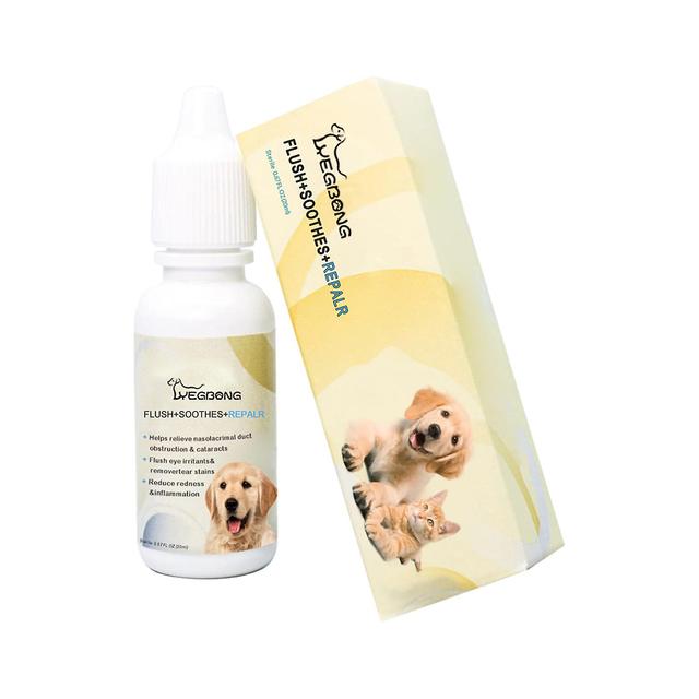 unbrand Les gouttes ophtalmiques Petbright peuvent être utilisées pour traiter les rougeurs et l'inflammation des yeux des animaux de compagnie, am... on Productcaster.