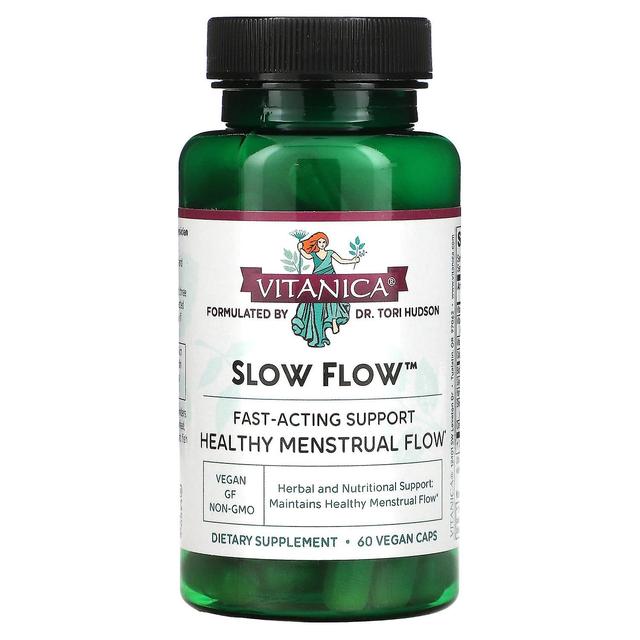 Vitanica, Slow Flow, Gesunder Menstruationsfluss, 60 vegane Kapseln on Productcaster.