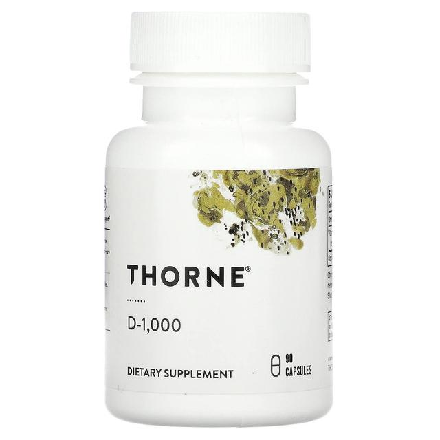 Thorne Research, D-1,000, 90 Capsules on Productcaster.