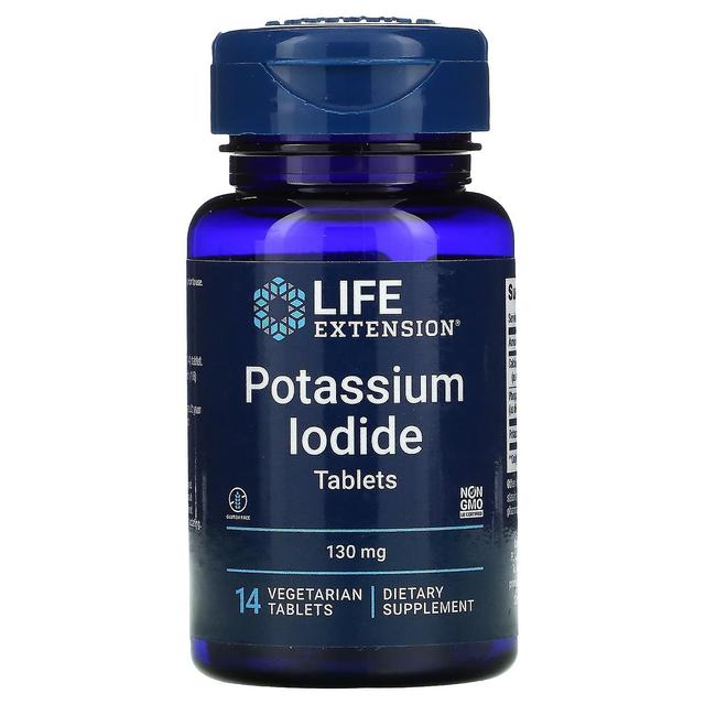 Life Extension Przedłużanie życia, jodek potasu tabletki, 130 mg, 14 tabletek on Productcaster.