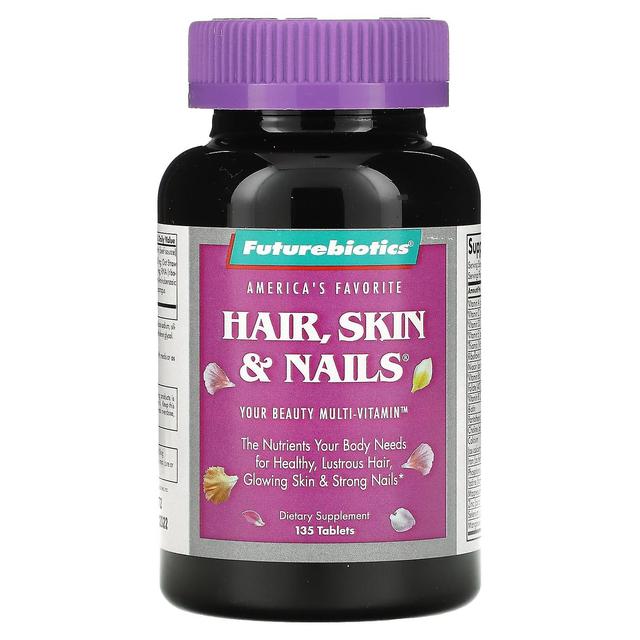 FutureBiotics, Hair, Skin & Nails, 135 Tablets on Productcaster.