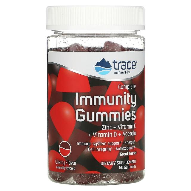 Trace Minerals Trace Minerals , Complete Immunity Gummies, Cherry, 60 Gummies on Productcaster.