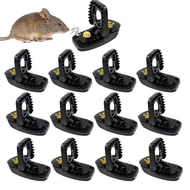 Sipin 12pcs Mouse Trap, Small Rat Traps That Work, Outdoor Reusable Rat Trap on Productcaster.