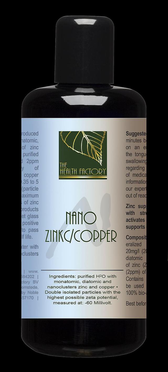 The health factory nano mineral water zinc/ copper on Productcaster.