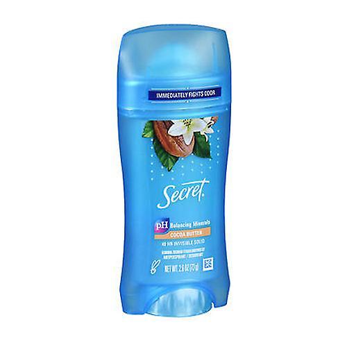 Secret Geheimer Anti-Transpirant-Deodorant-Duft Ausdrucksformen Unsichtbarer Feststoff, Coco Butter Kiss 2,6 oz (1er Packung) on Productcaster.