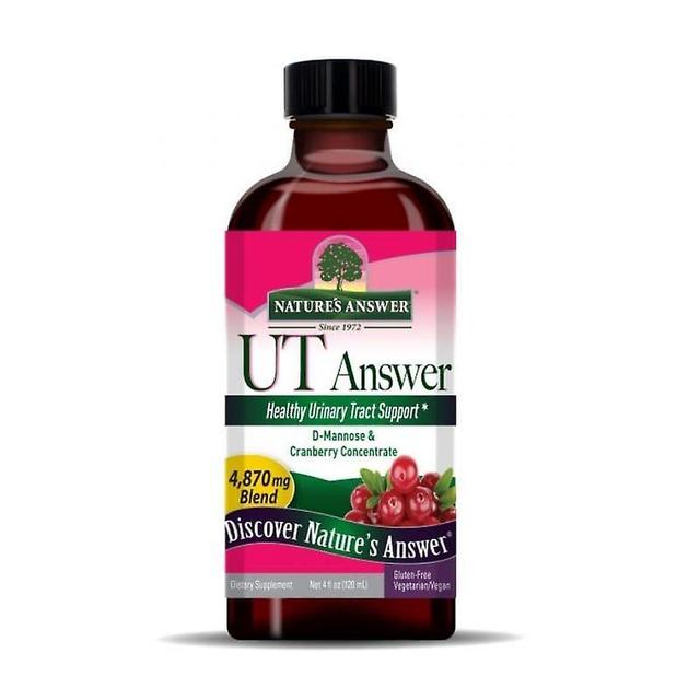 Nature's Answer Réponse de la nature UTI Réponse D-Mannose - Canneberge (sans alcool) 120ml 1393 on Productcaster.