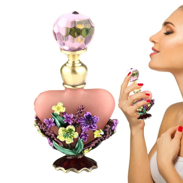 5ml Flower Empty Perfume Bottle Refillable Vintage Scent Bottle Ladies Gift on Productcaster.