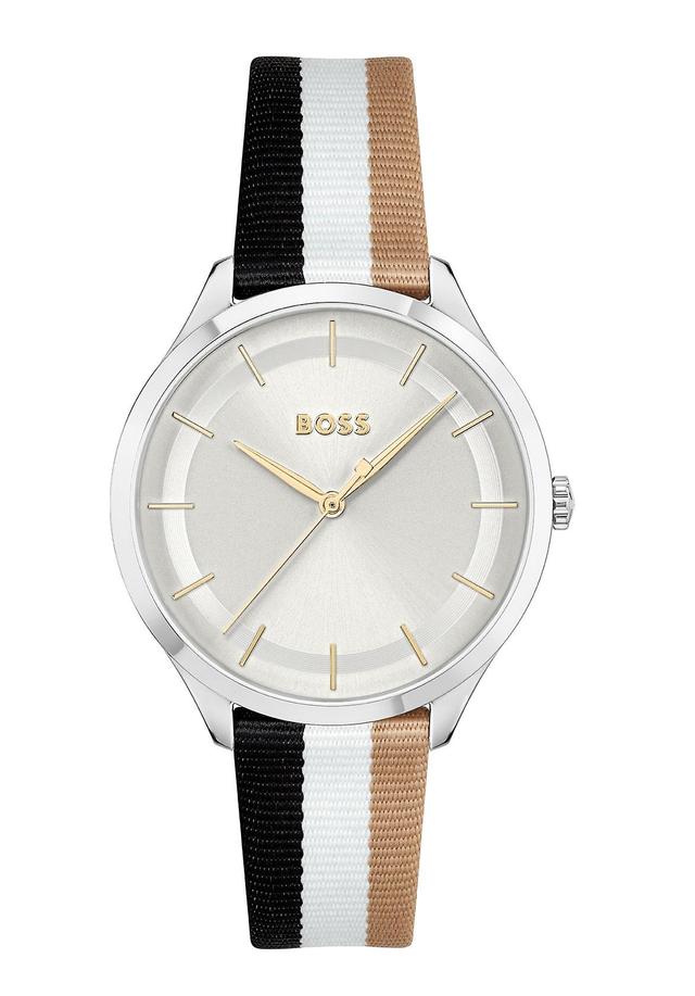 Hugo Boss Baas Damenuhr Pura Silber (1502694) on Productcaster.